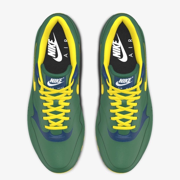 NEW NIKE AIR MAX 1 (BY YOU)  THE BRAZIL 🇧🇷 - MENS SIZE 7.5 (ONE OF A KIN… - Picture 6 of 10